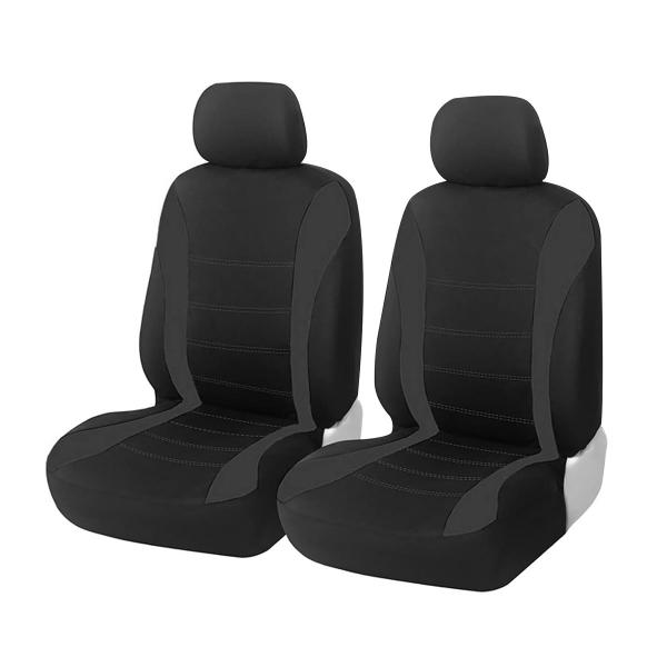 クライスラー 200 JS 汎用 シートカバー ブラック 前席セット 運転席 助手席 フロントのみ ...