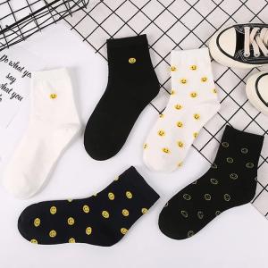 メール便 送料無料 レディース 女性用 ガールズ 学生 靴下 絵文字 笑顔 綿混 可愛い おしゃれ ポイント消化 料 P1 C Plumas 通販 Yahoo ショッピング