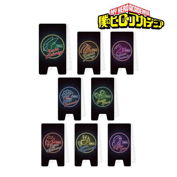 僕のヒーローアカデミア トレーディング Ani-Neon アクリル立て看板風メモスタンド 8個入りB...