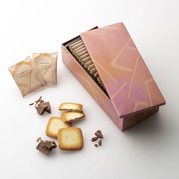 お歳暮 御歳暮 クリスマス ギフト ヨックモック ドゥーブル ショコラオレ 22枚入り 春夏限定