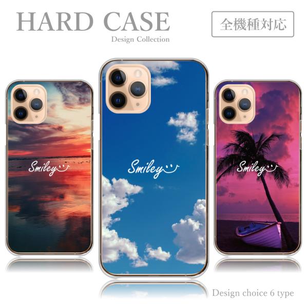 スマホケース ハードケース iPhone14Pro Max スマイル ニコちゃん ハワイ 西海岸 フ...