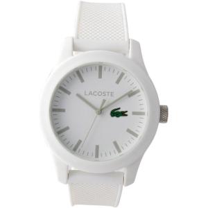 Lacoste ラコステ　メンズ　レディース　腕時計　White Silicone Strap Watch 2010762  ラバーベルト　ホワイト