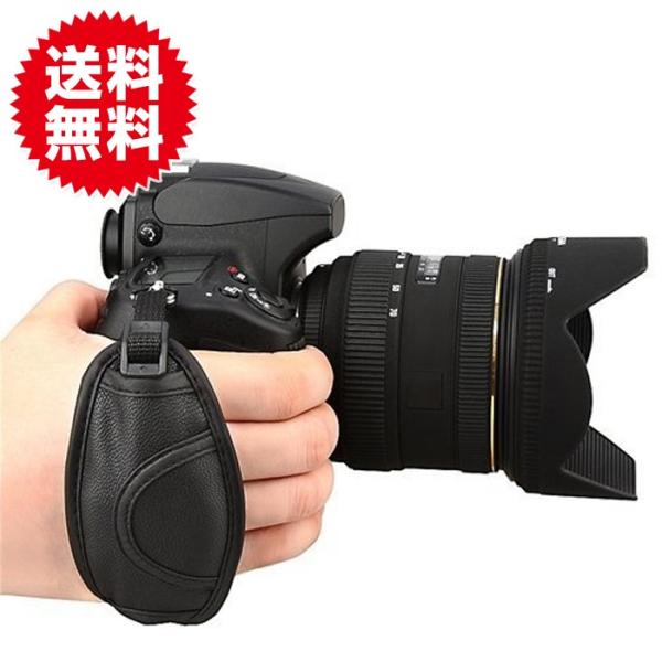 一眼レフカメラ用ハンドストラップ グリップストラップ カメラグリップ ベルト手首を完全固定