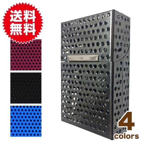 潰れない タバコ ケース アルミ パンチング 軽量 シガレット ケース たばこケース タバコ入れ ス...