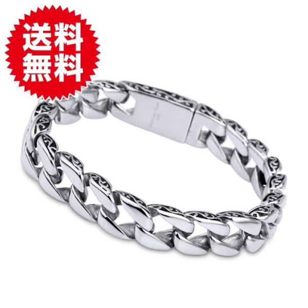 シンプル シルバーアクセサリー アラベスク 柄 キヘイ 喜平 メンズ シルバー ブレスレット バング...