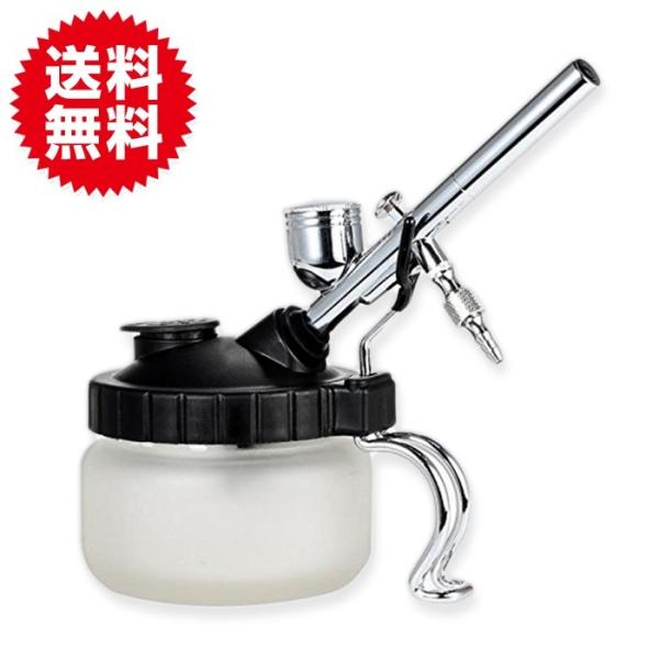 エアーブラシ クリーナー クリーナーボトル 洗浄ボトル エアーブラシ用 クリーナーポット スタンド付...