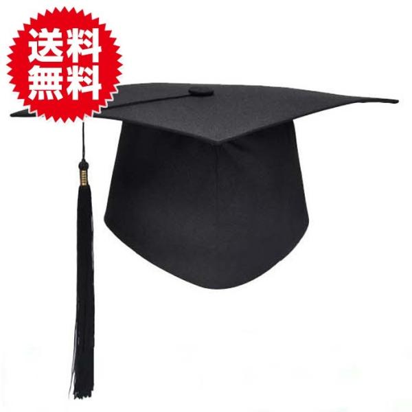 卒業式 帽子 総長帽 アカデミック 角帽 イベント 仮装 衣装 舞台 ハロウィン コスプレ 男女共用