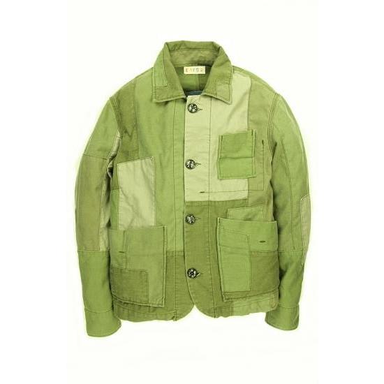 EATS　Used Patchwork Jacket_ARMY　パッチワークジャケット　Sサイズ
