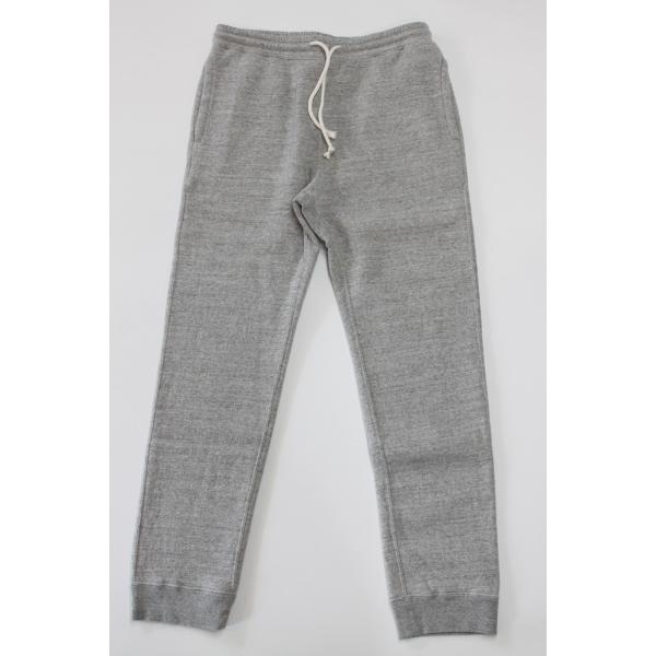 バーンズ　barns outfitters ライトウェイト杢裏毛スウェットパンツ