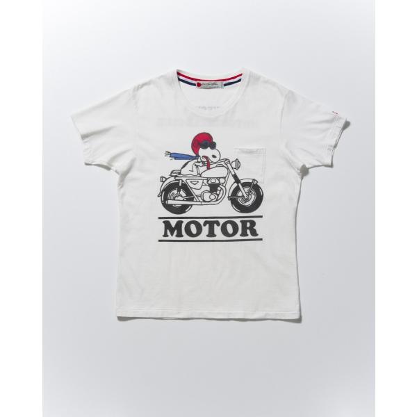 SEVESKIG(セヴシグ)SNOOPY T-SHIRT(MOTOR)