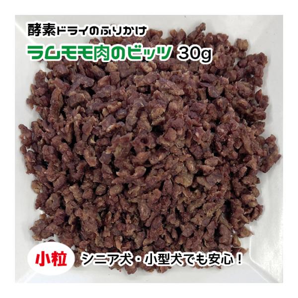 犬用・猫用 ラムモモ肉のビッツ 30g 酵素ドライ【ネコポス・宅急便コンパクト対応・クール便同梱可能...