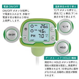 土壌酸度計 土壌PH測定器観葉植物 水やりチェ...の詳細画像5