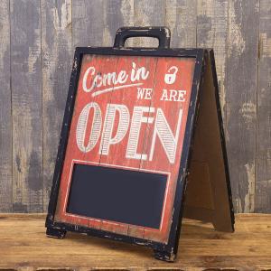 業務看板 welcome スタンドプレート オープン クローズ