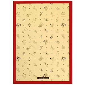 テンヨーTenyo 日本製 木製 パズルフレーム ディズニー専用 パネル 1000ピース用 レッド 51x73.5cm かんたんセットストッパー