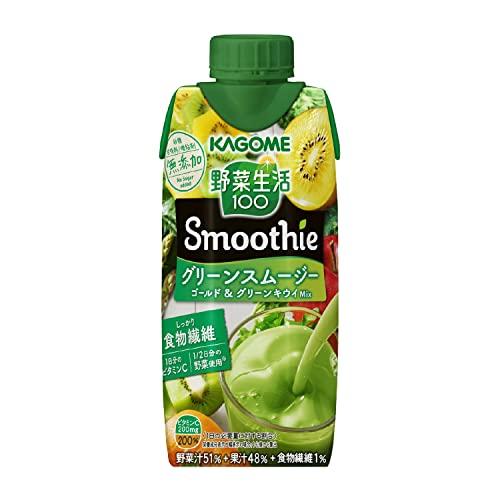 カゴメ 野菜生活100 Smoothie スムージー グリーンスムージーMix 330ml ×24本...