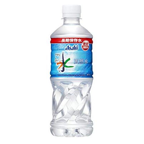 アサヒ飲料 おいしい水天然水 長期保存水防災備蓄用 500ml ×24本 アサヒ