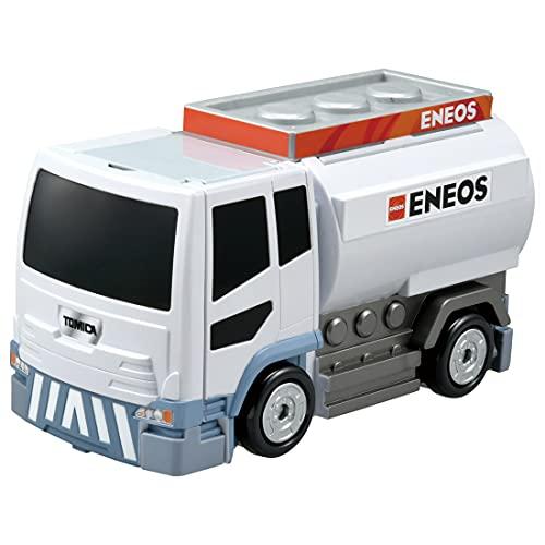 タカラトミー『 トミカ ぶるっと給油 ! おしごと変形ガソリンスタンド ENEOS 』 ミニカー 車...