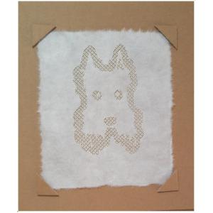 犬の切り絵　和紙　スコティッシュテリア他各犬種在庫あります。｜plus-r-alpha