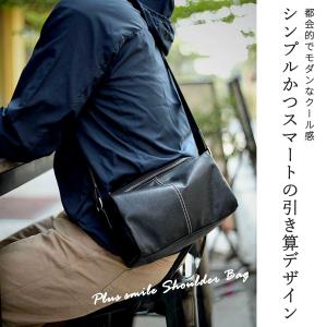 メンズ ショルダーバッグ 革 斜め掛け 軽量 ...の詳細画像4