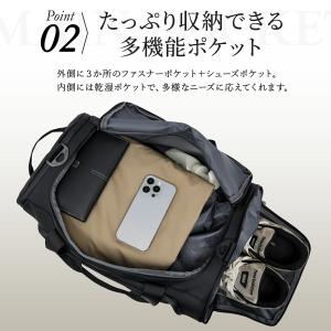 ボストンバッグ メンズ 大きい リュックにもな...の詳細画像5