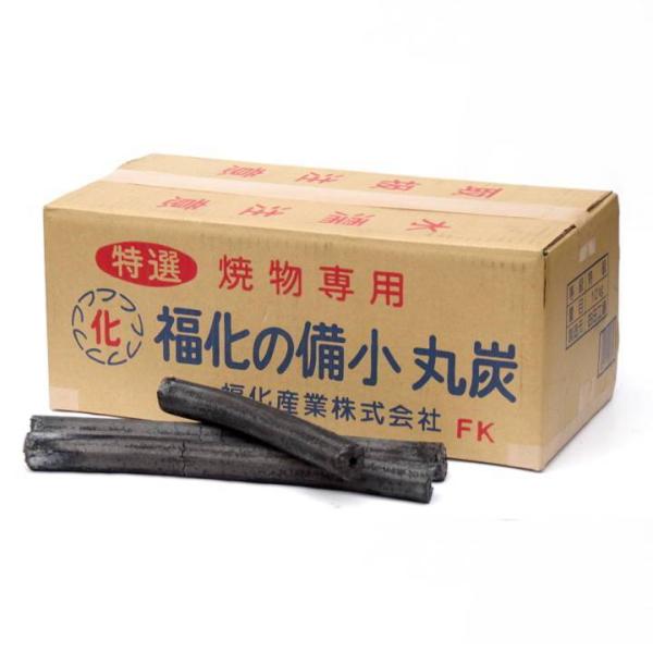 福化備長炭 小丸 国産オガ炭 10kg / 細いオガ炭 木炭 バーベキュー BBQ キャンプ 焼肉 ...