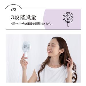 oluハンディファン シンプルカラー 扇風機 ...の詳細画像3