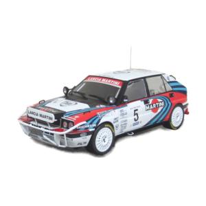 ixo（イクソ） 1/18 ランチア デルタ インテグラーレ 16V 1990 サファリラリー #5 J.カンクネン ミニカー｜plus1market