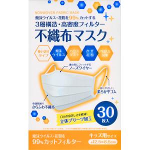 不織布マスク KIDS キッズ用サイズマスク こども用 マスク