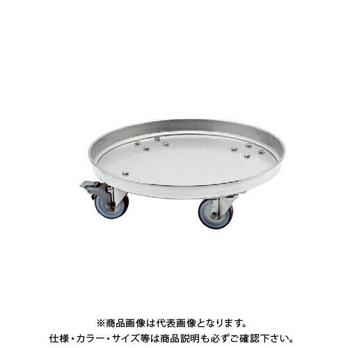 (送料別途)(直送品)オオモリ タンク運搬用台車(ナイロンウレタン車) 36L用 367φ×H125...