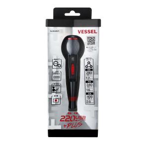 ベッセル VESSEL 電ドラボールプラスNo.220USB-P1(+2 x 100付属)  220USB-P1｜plus1tools