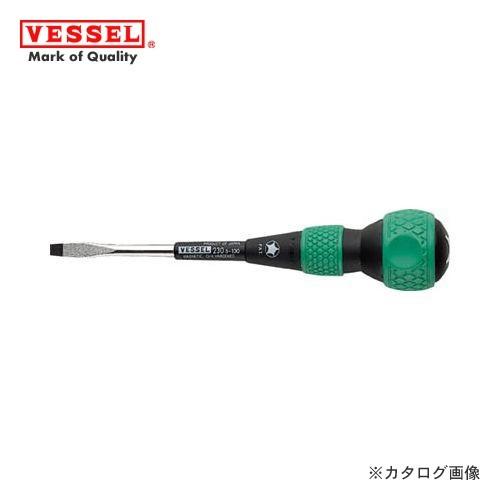 ベッセル VESSEL No.230 ボールグリップ貫通ドライバー -5.5×75