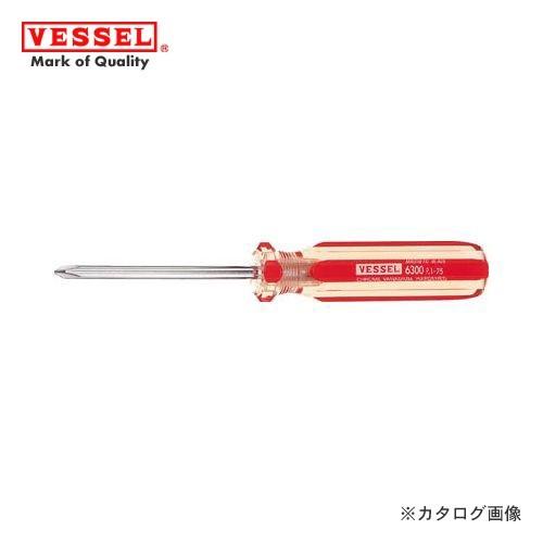ベッセル VESSEL No.6300 クリスタラインドライバー (マグネット入り) ＋2×100