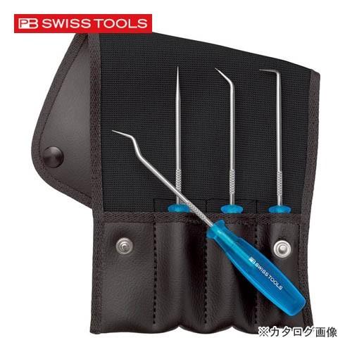 PBスイスツールズ 7681SETCN ピックツール4本セット (ロールケース付)