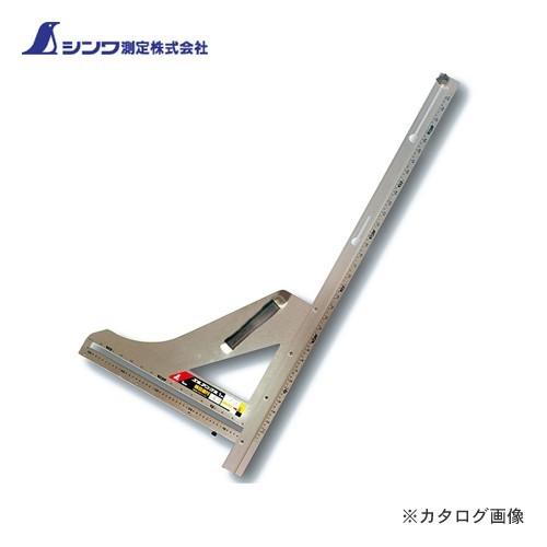 (個別送料2000円)(直送品)シンワ測定 丸ノコガイド定規 エルアングル1m 併用目盛 横目盛付 ...
