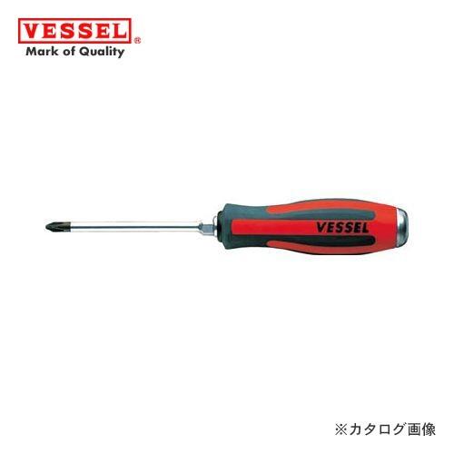 ベッセル VESSEL No.930 メガドラ貫通ドライバー (マグネット入り) ＋3×150