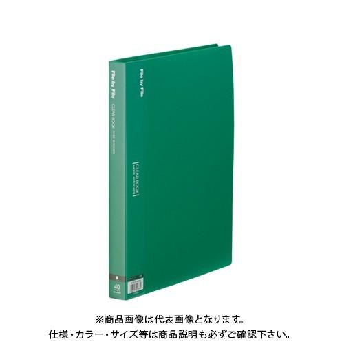 ビュートン クリヤーブックA4判縦型(40ポケット) BCB-A4-40GN