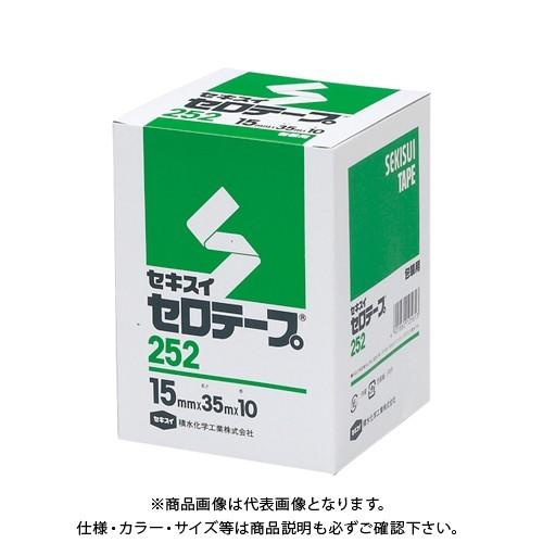 積水化学 セロテープ#252N箱入15mmx35m C10BX02 15*35 ハコイリ