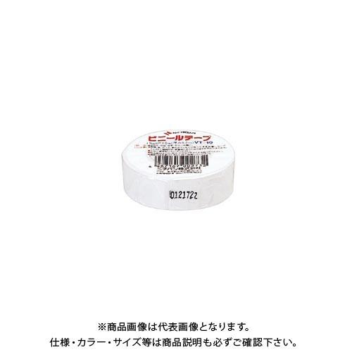 ニチバン ビニールテープ VT-19 白 VT-195 シロ