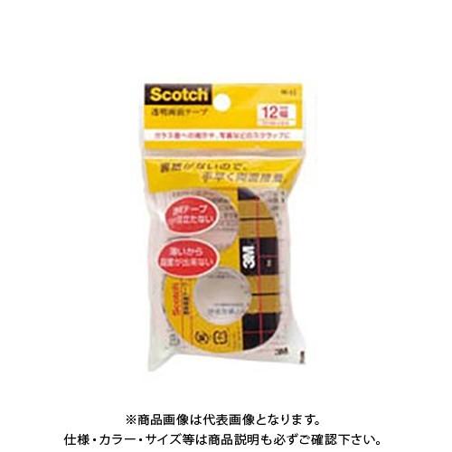 スリーエム 透明両面テープ(小巻) W-12