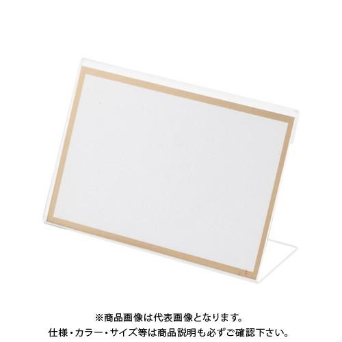 クラウン L型カード立アクリル製 CR-KD121-T