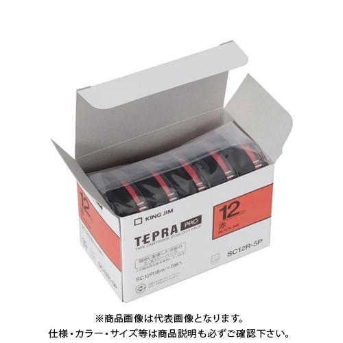 キングジム PROテープエコパック(赤) (5個入) SC12R-5P