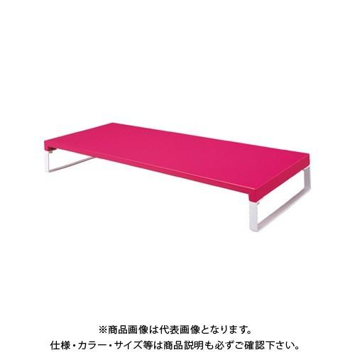 リヒトラブ 机上台 幅590mm 赤 A-7332-3