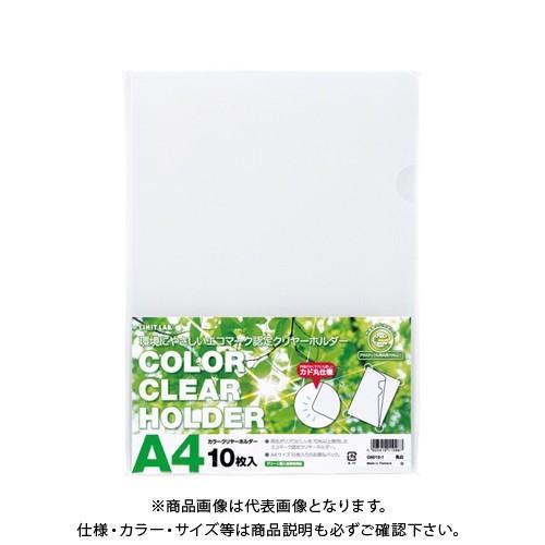リヒトラブ クリヤーホルダー 10枚 A4 乳白 G6010-1