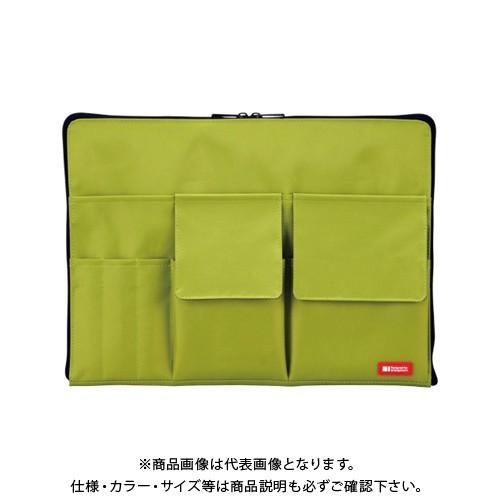 リヒトラブ バッグインバッグ A4 黄緑 A-7554-6