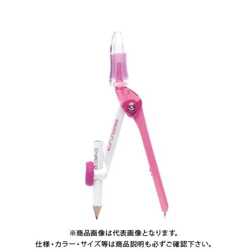 ソニック スーパーコンパス くるんパス 鉛筆用 桃 SK-767-P