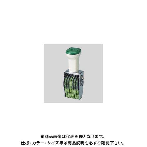 サンビー テクノタッチ回転印 欧文4号6連 TK-046