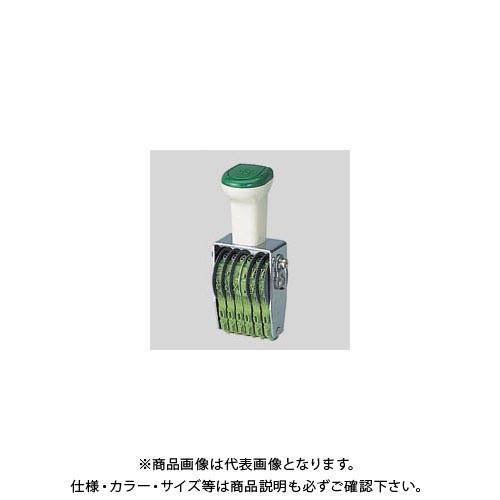 サンビー テクノタッチ回転印 欧文3号6連 TK-036