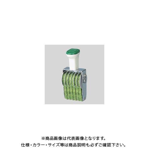 サンビー テクノタッチ回転印 欧文1号6連 TK-016