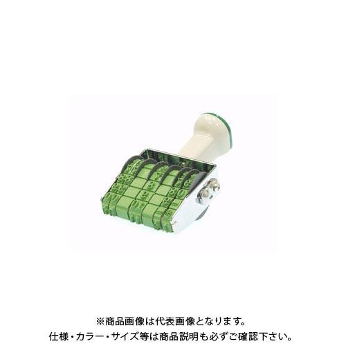 サンビー テクノタッチ回転印 欧文3号飛日付 TK-TD3