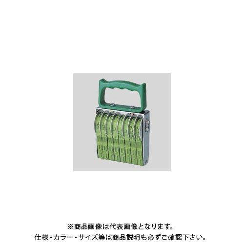サンビー テクノタッチ回転印 欧文初号8連 TK-008